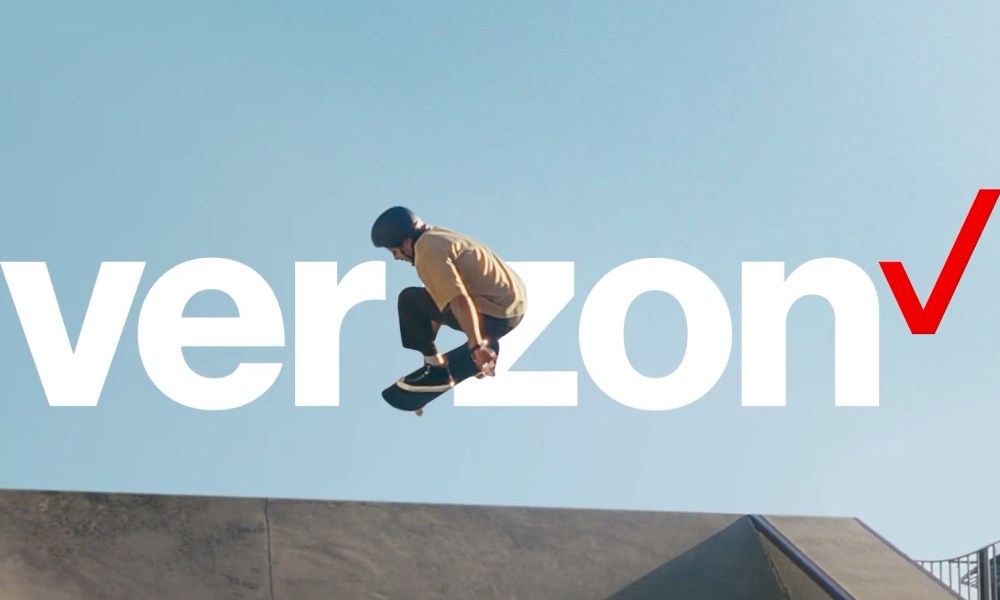 Verizon skateboarder logo