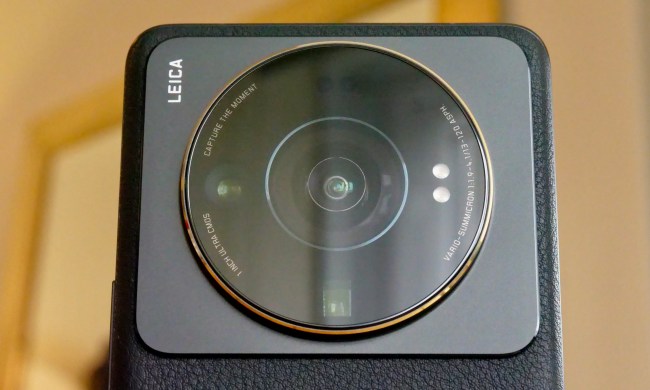 The Xiaomi 12S UItra's camera module.