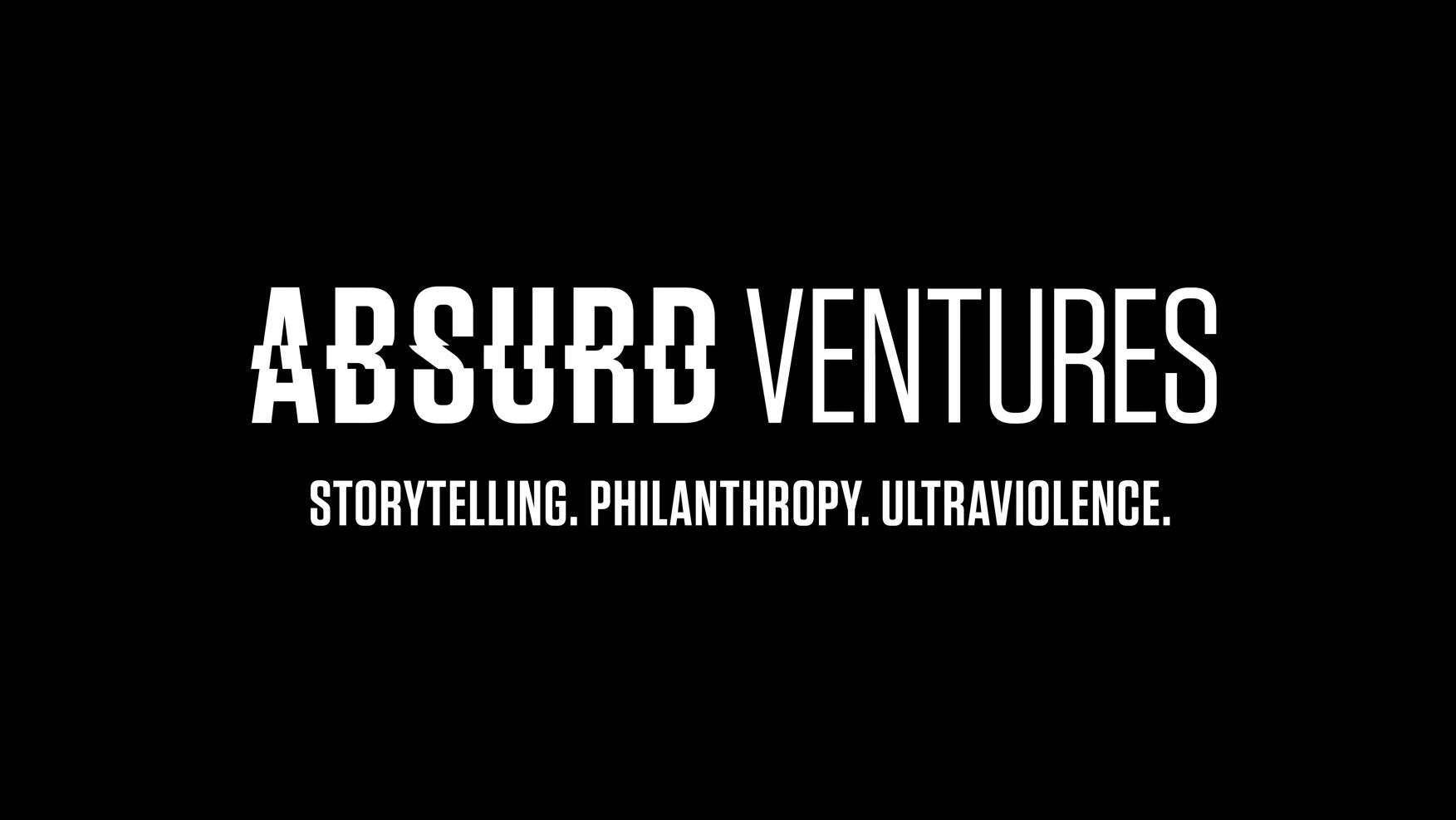 Key art for the Absurd Ventures studio