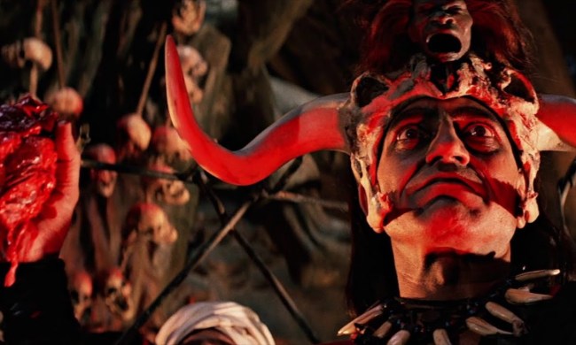 Mola Ram in Indiana Jones and the Temple of Doom.