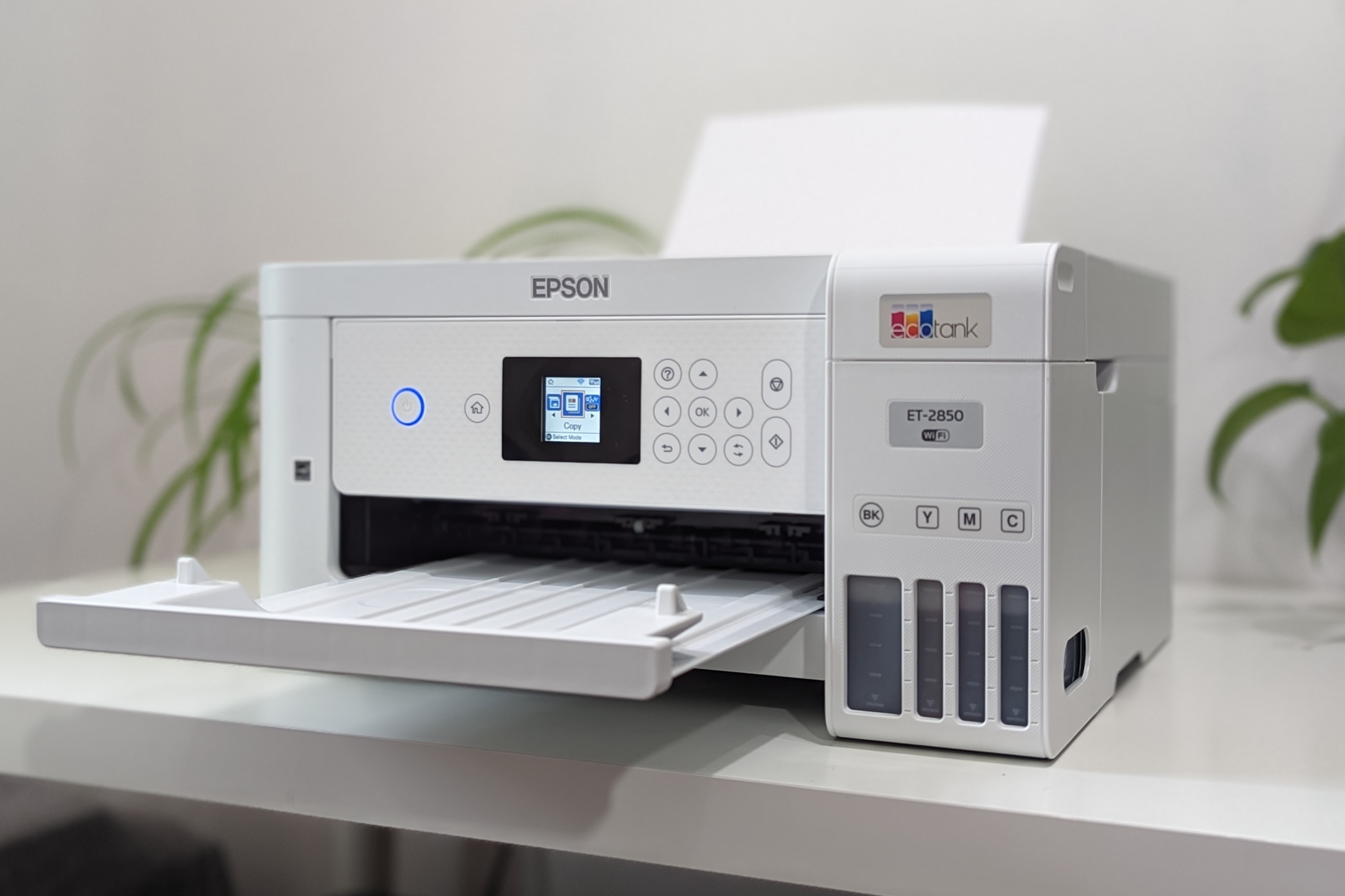 Epson EcoTank ET 2850 Review Years Of Ink But No Cartridges Digital   The Epson EcoTank ET 2850 Is Attractive And Small For An All In One 