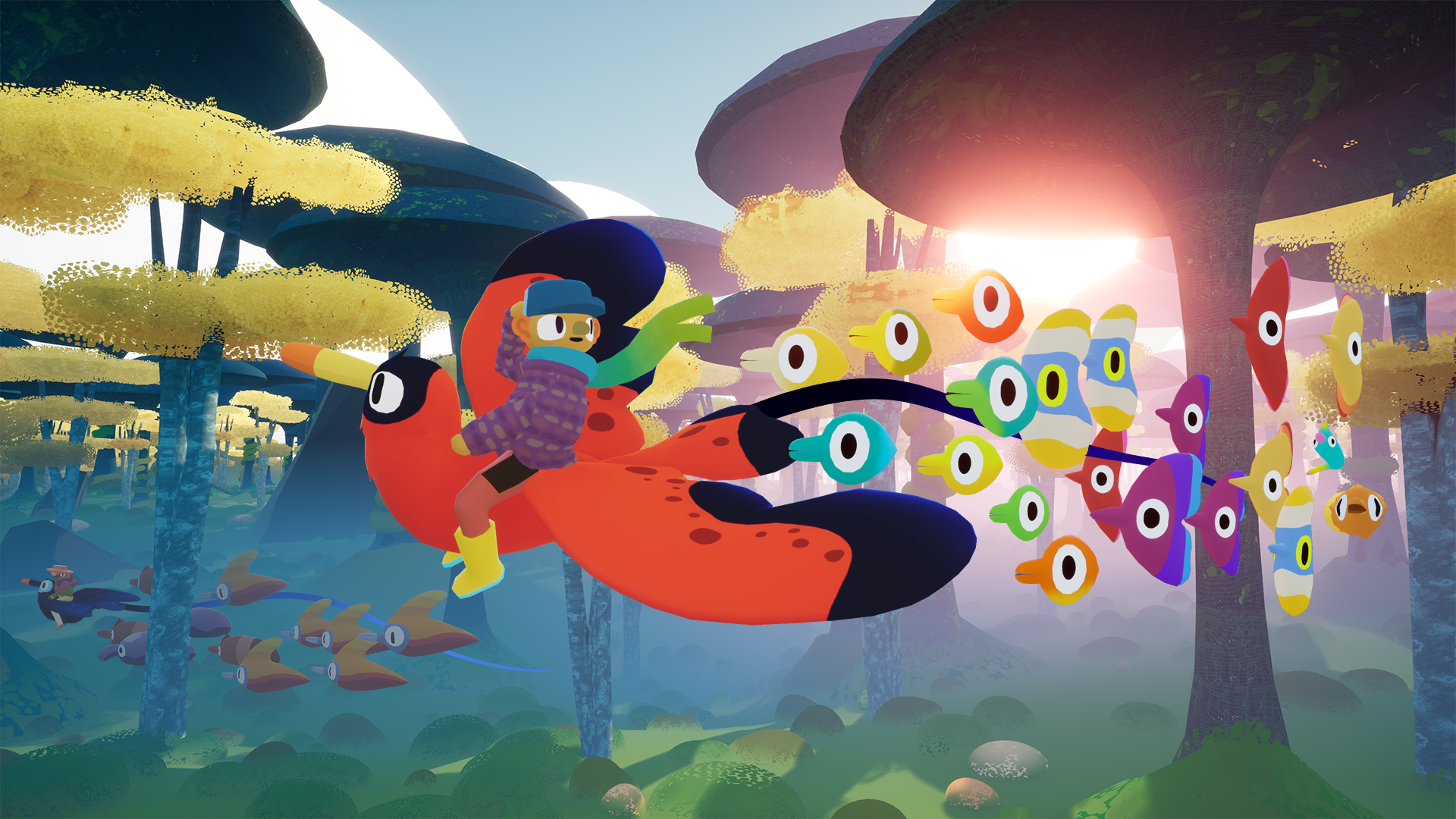 Flock launches this July, and you can watch its hypnotic new trailer here