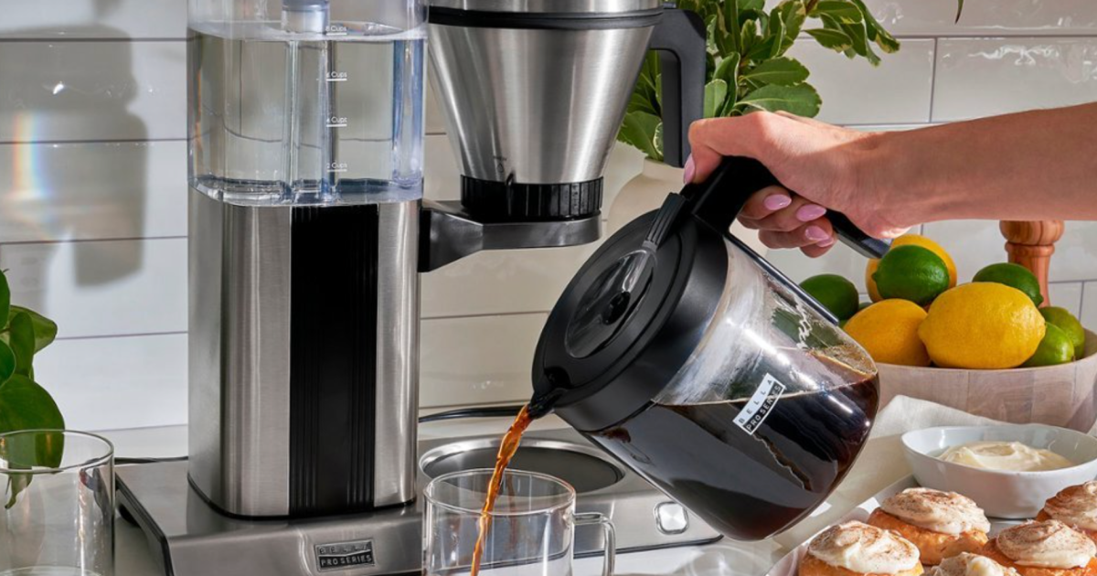 Usually 0, this pour-over coffee maker is  at Best Buy