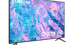 The Samsung CU7000 4K TV on a white background.