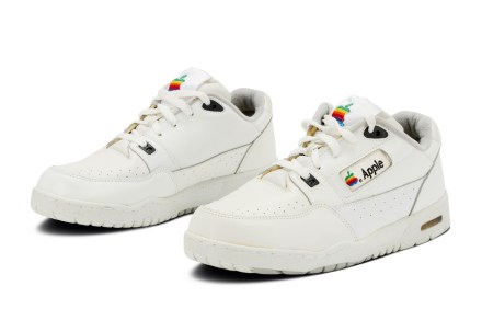 These Apple sneakers are rare and pricey, and very 1990s