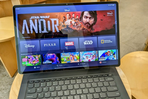 Lenovo Tab Extreme showing Disney Plus.