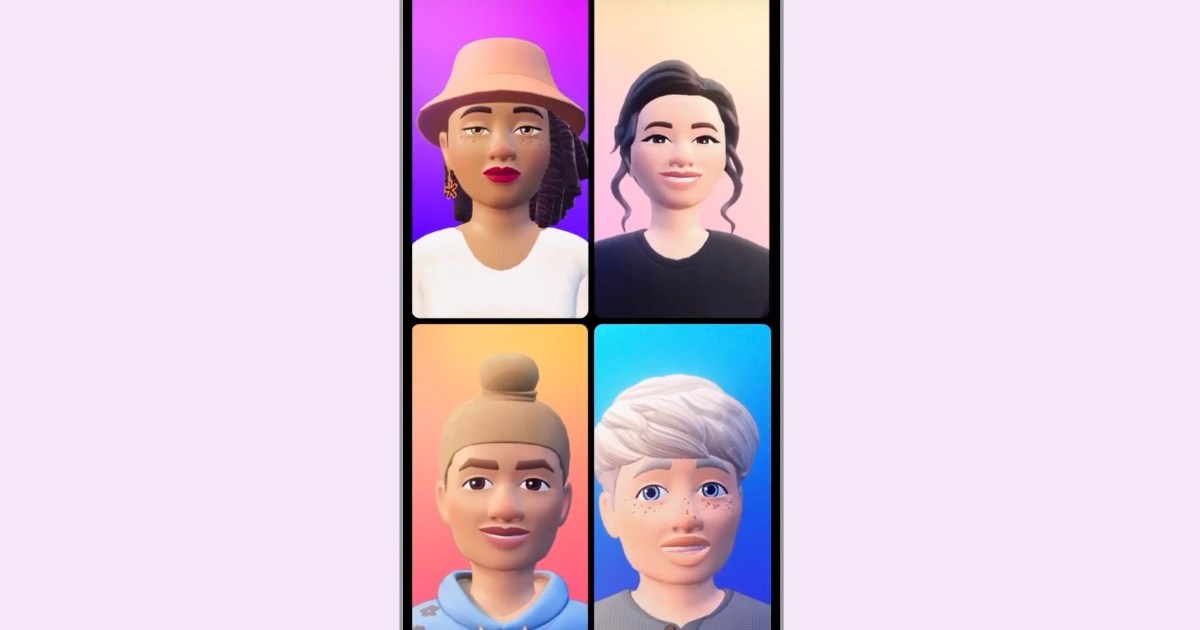 Meta brings cartoon avatars to video calls