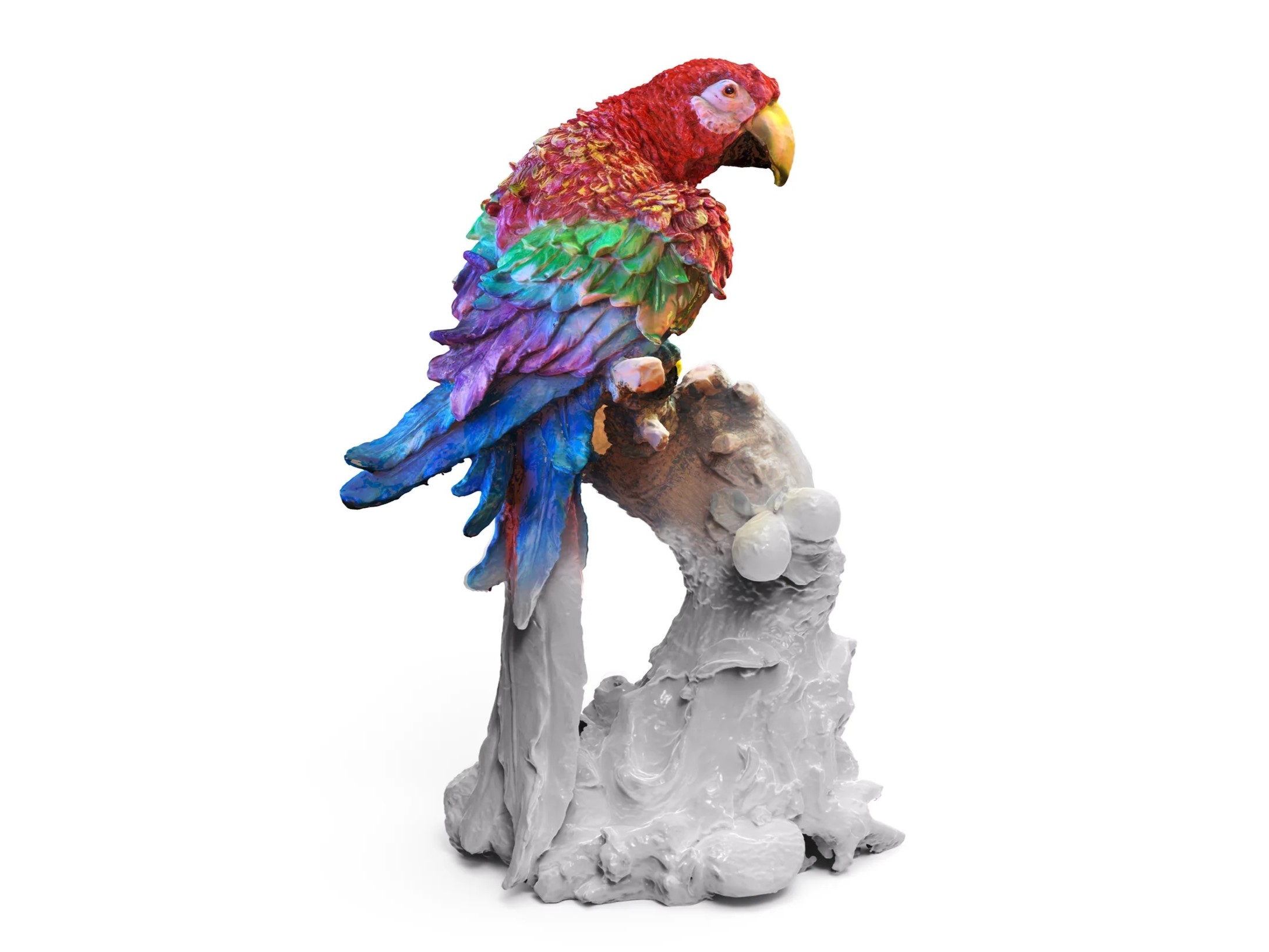 3DMakerPro Seal scan accuracy with parrot figurine.