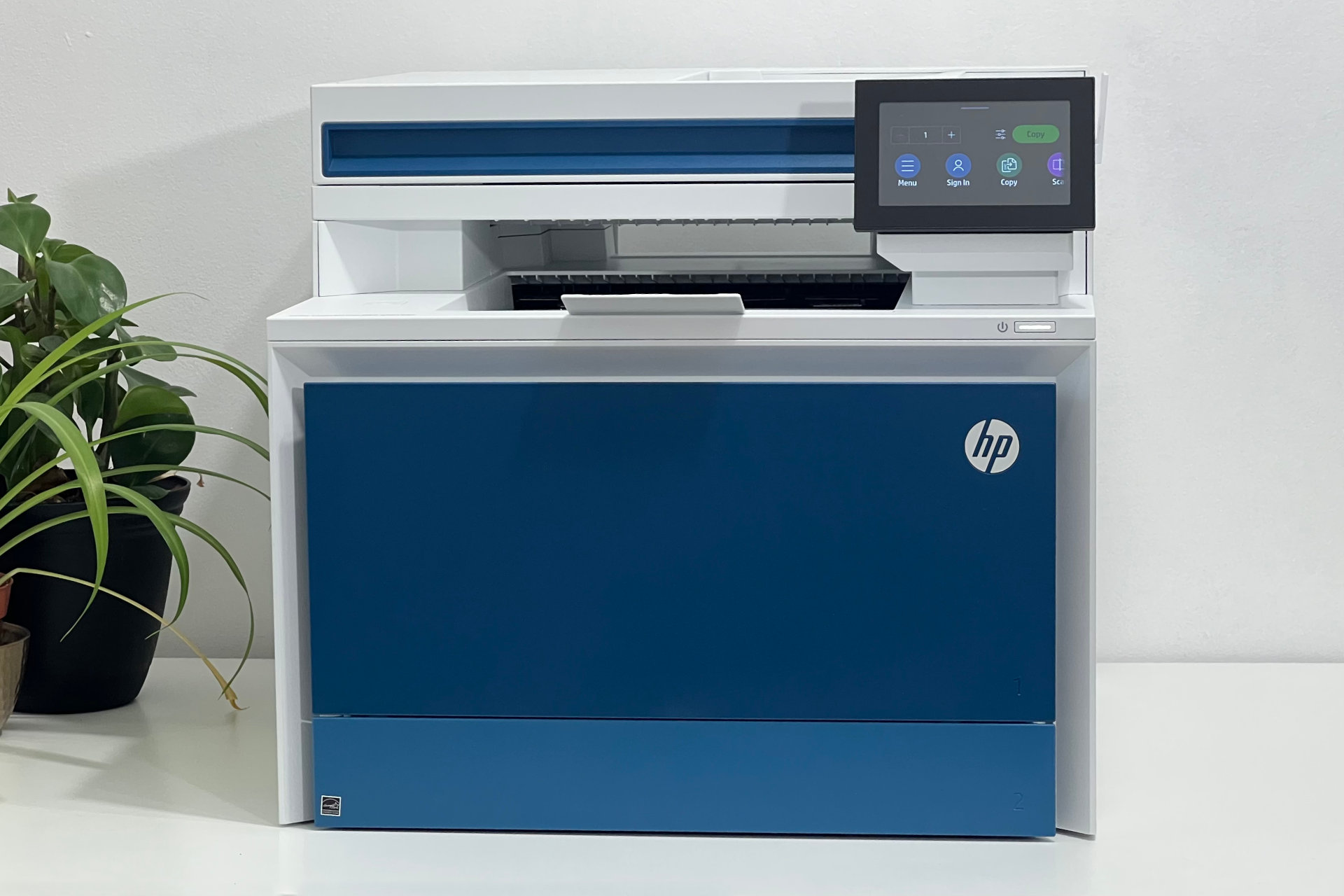 HP Color LaserJet Pro 4301fdw Pro Features At Home Digital Trends   HP Color LaserJet Pro 4301fdw Looks Nice With Its Inky Blue Accents 