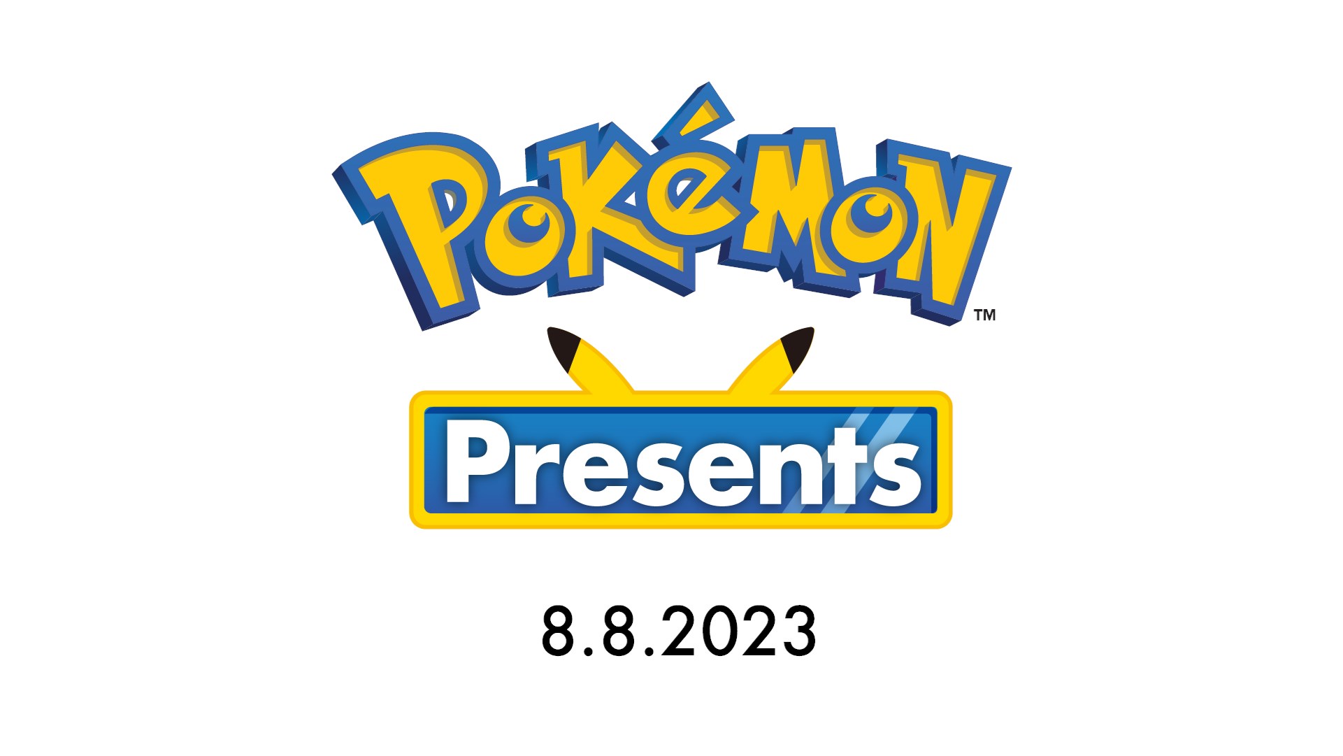 O logotipo dos Pokémon Presents de 8 de agosto de 2023.