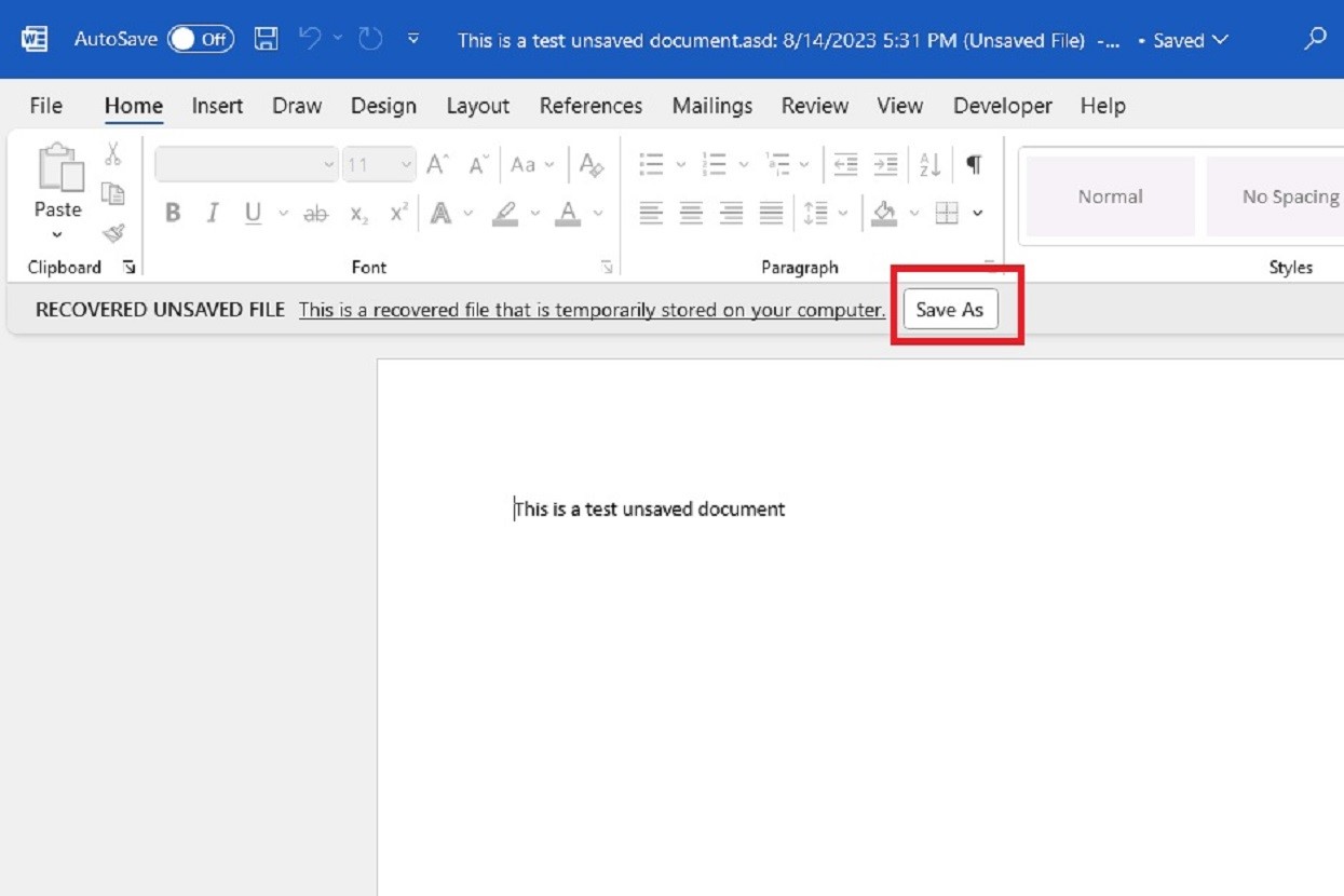 How to recover unsaved Word documents on Windows and Mac Digital