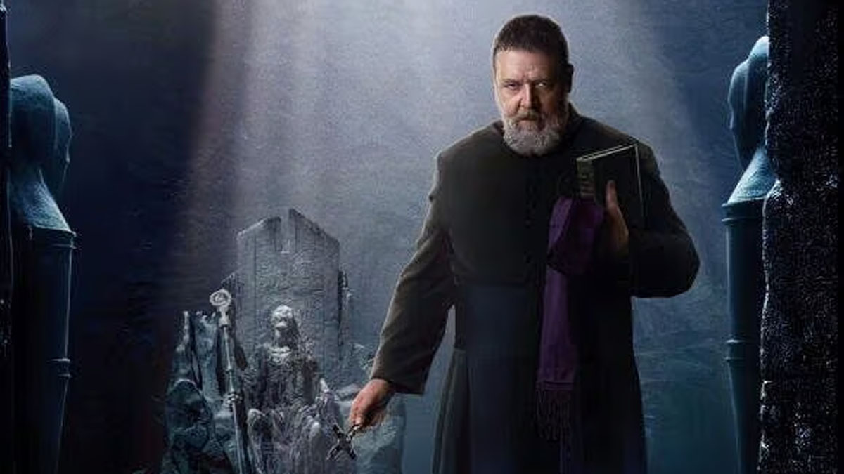 Russell Crowe in The Pope's Exorcist.