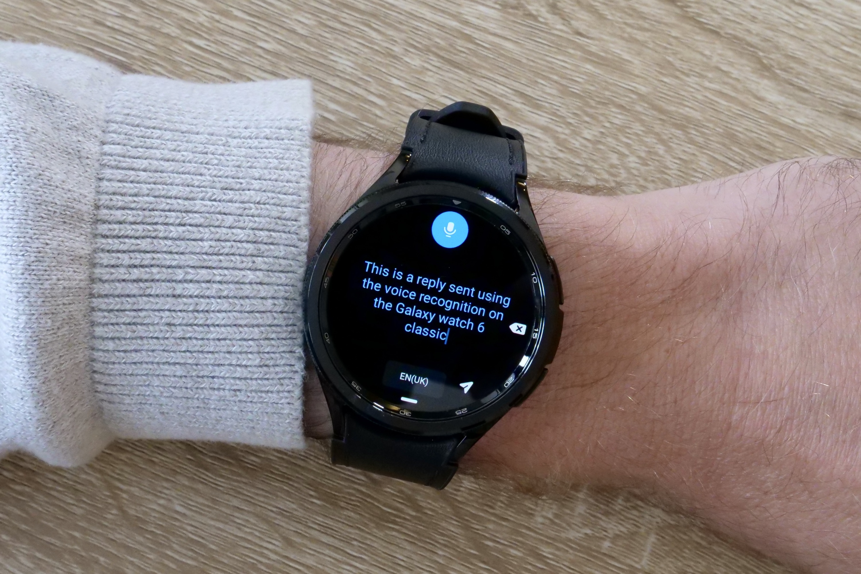 Galaxy watch s online voice