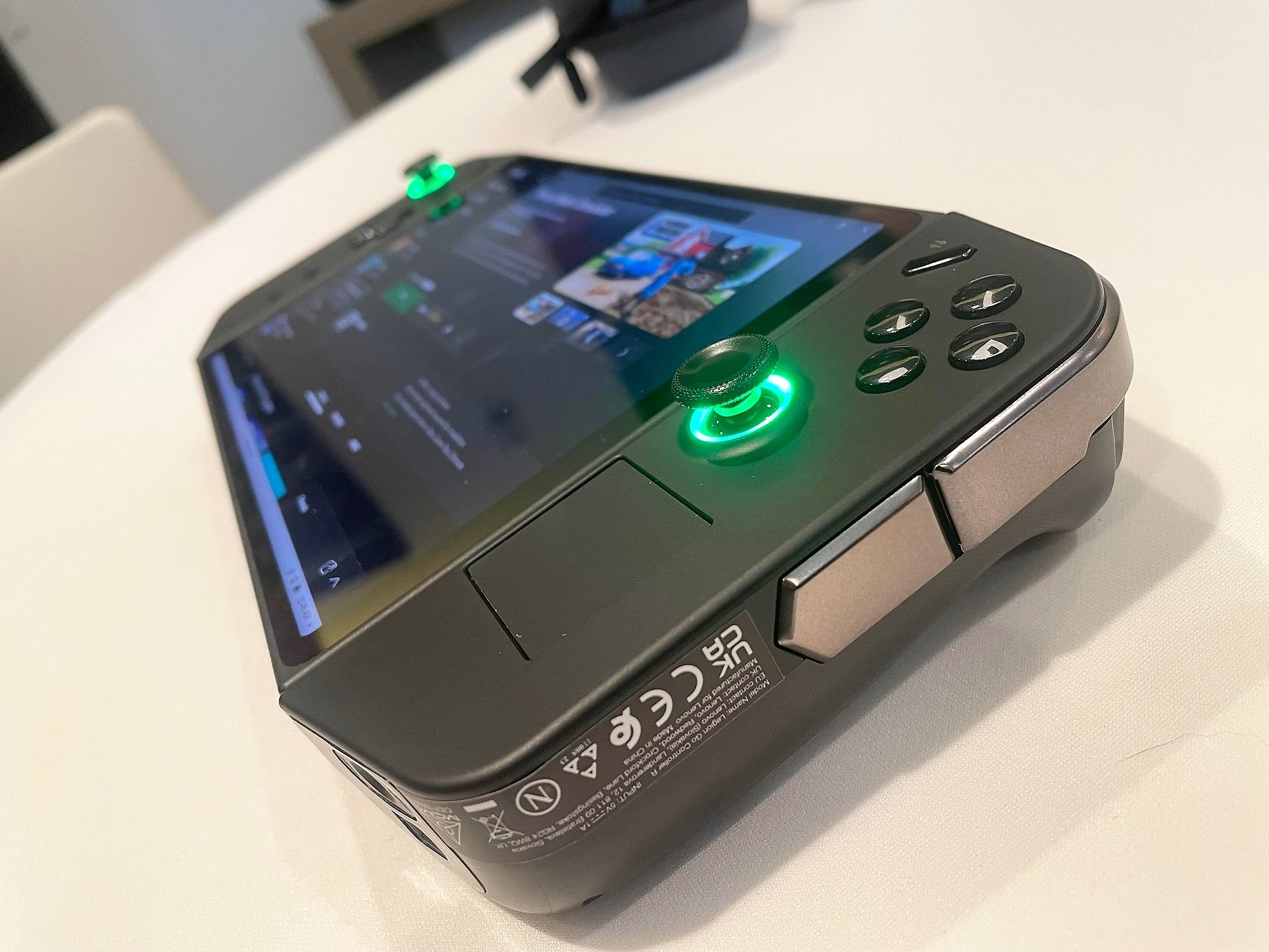 Lenovo Legion Go handheld gaming device leaks in official-looking
