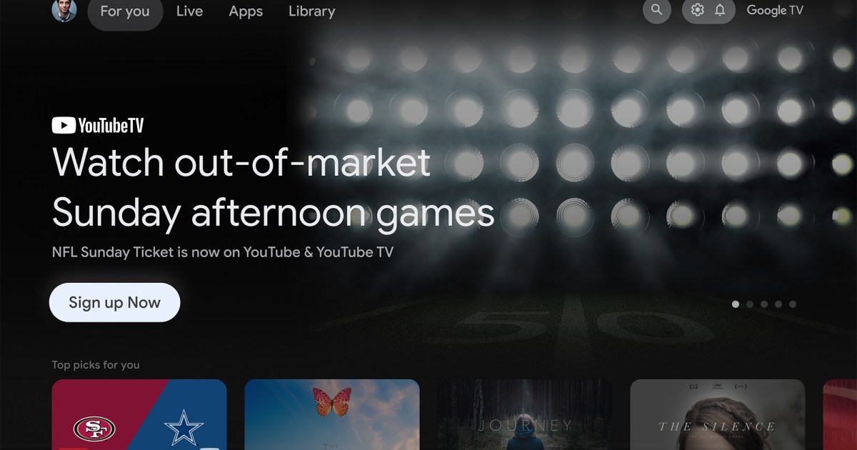 NFL Sunday Ticket gets student plans, flexible billing, live chat and more