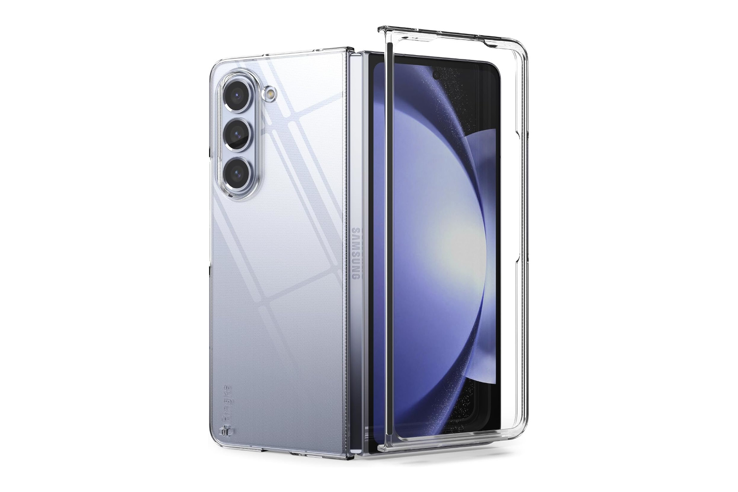 Metal Green LV Samsung Galaxy S23 Ultra Clear Case