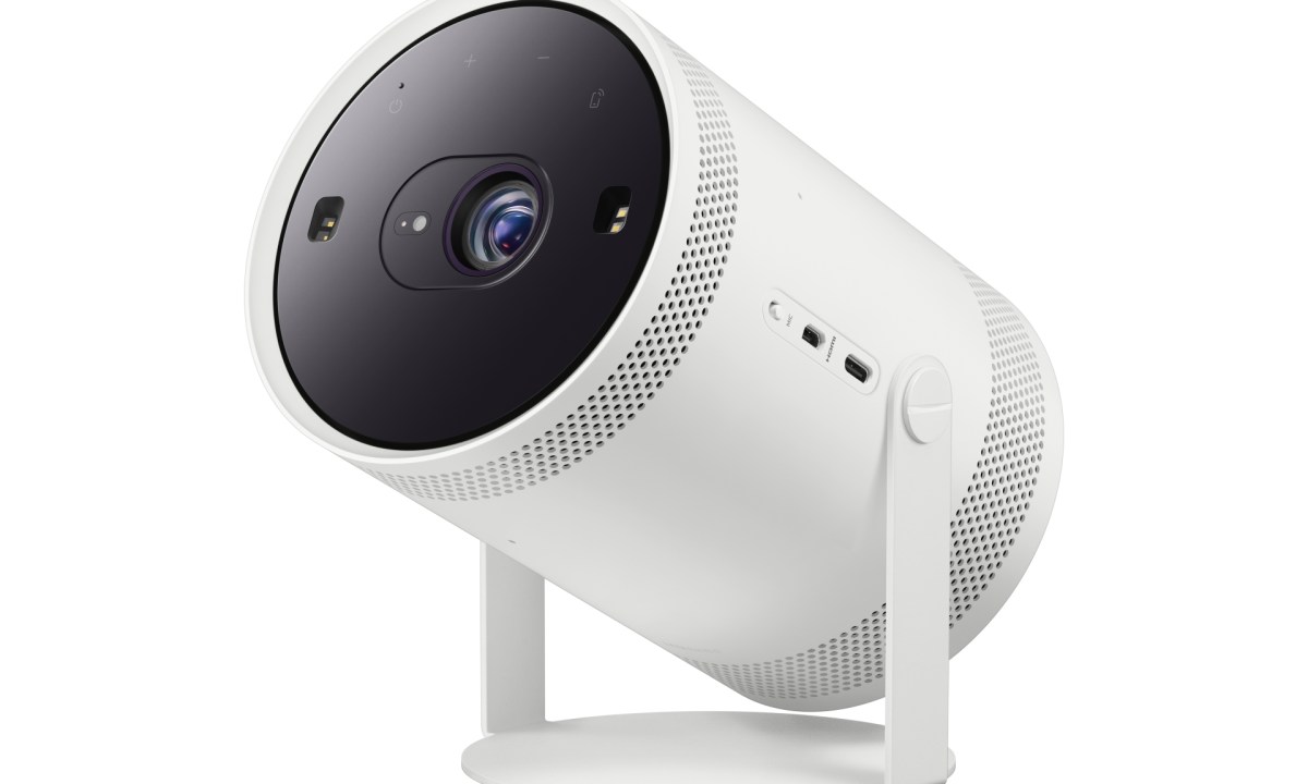 The Samsung Freestyle Gen 2 portable projector.