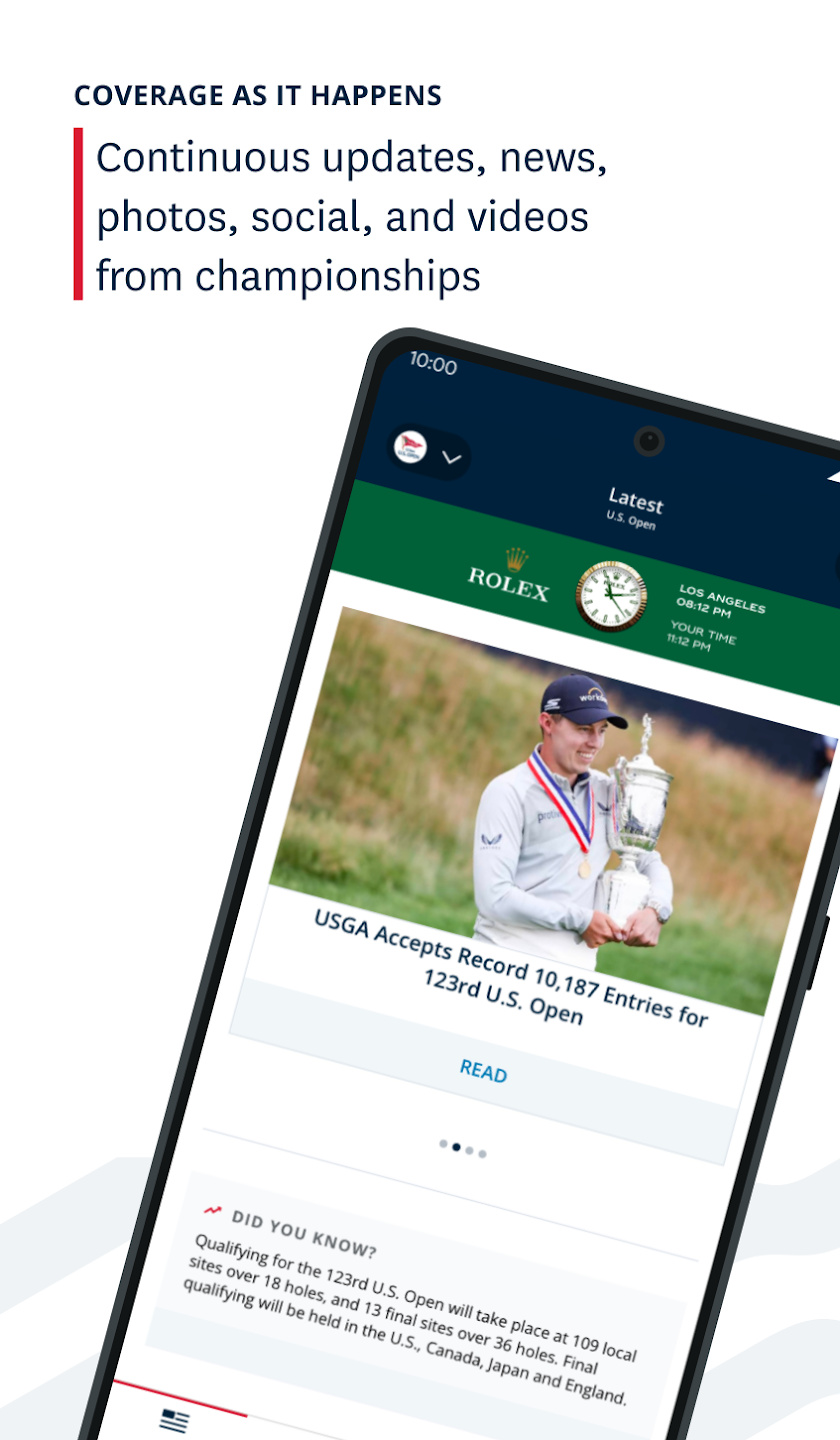 Golf app wear clearance os