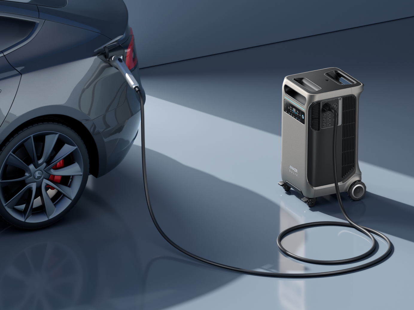 Anker SOLIX F3800 Portable Power Station: A Compact Home Power Solution On  Wheels With An EV Plug