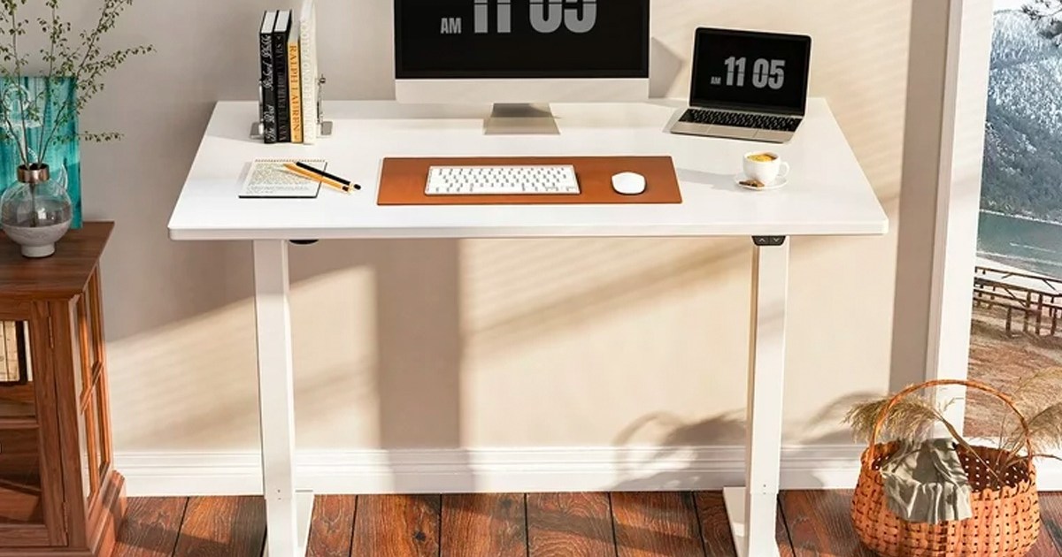 Get 15% off this FlexiSpot electronic standing desk at Amazon