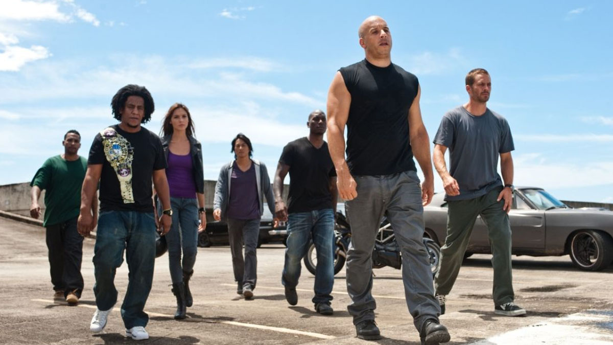 The cast of Furious 7.