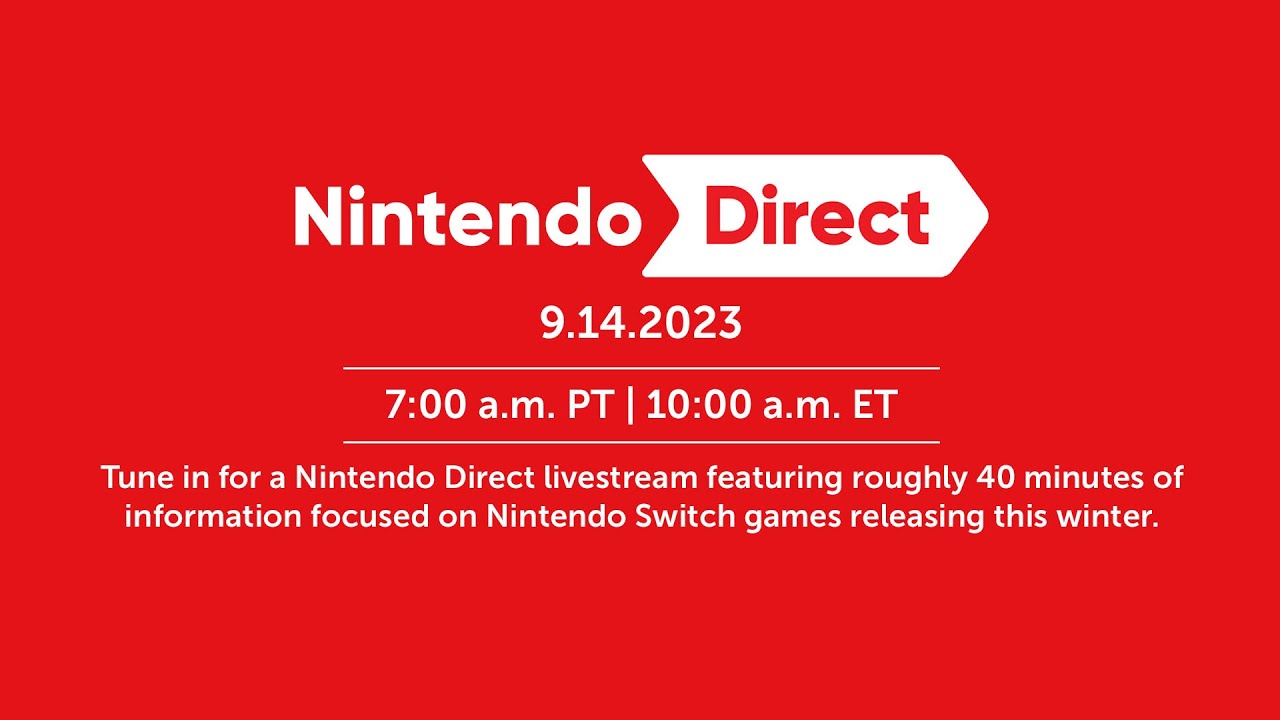 Nintendo Direct September 2023 - Nintendo Switch 2 to be revealed this  month, Gaming, Entertainment