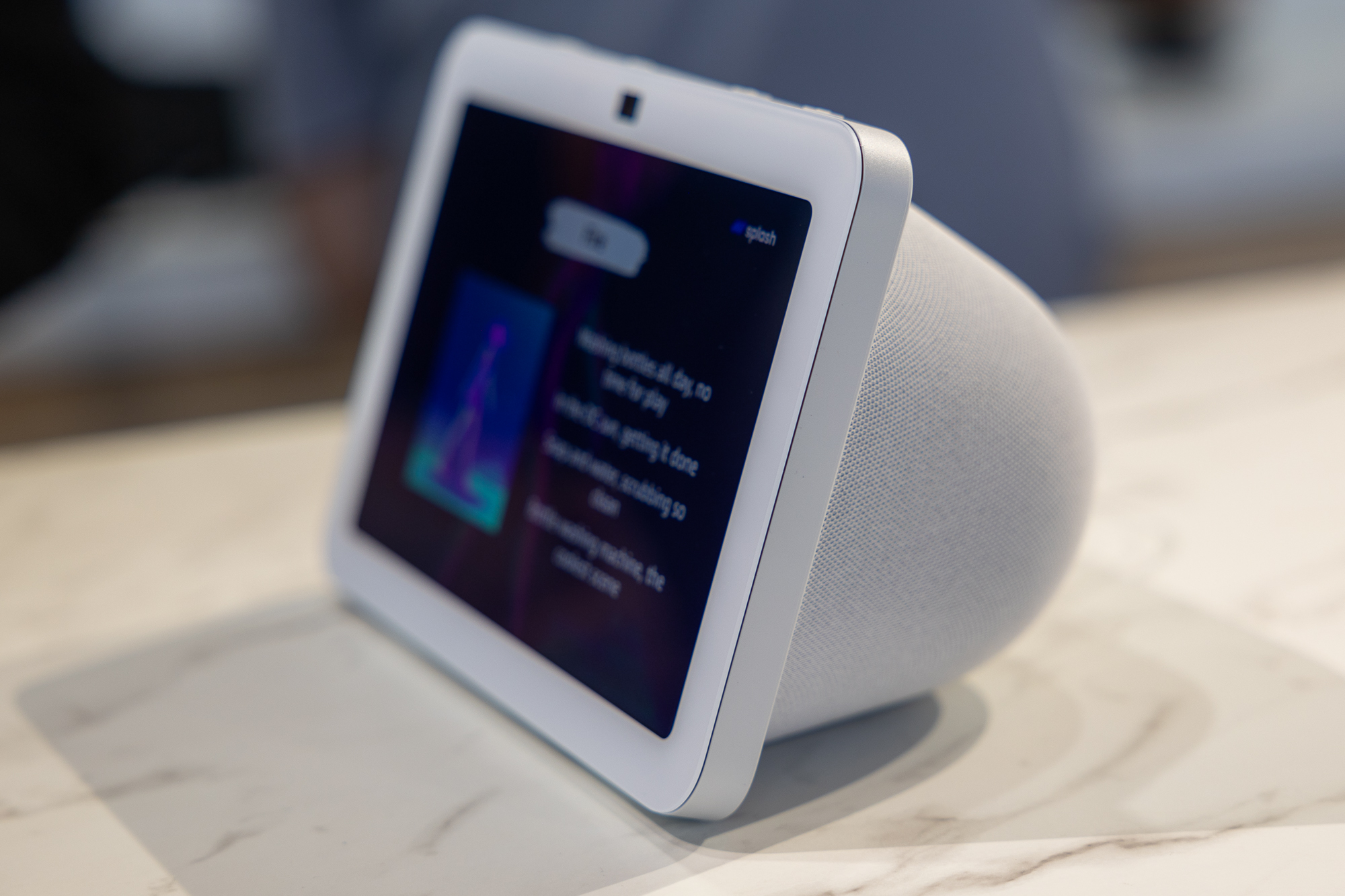 Echo Hub Smart Home Control Panel with Alexa White