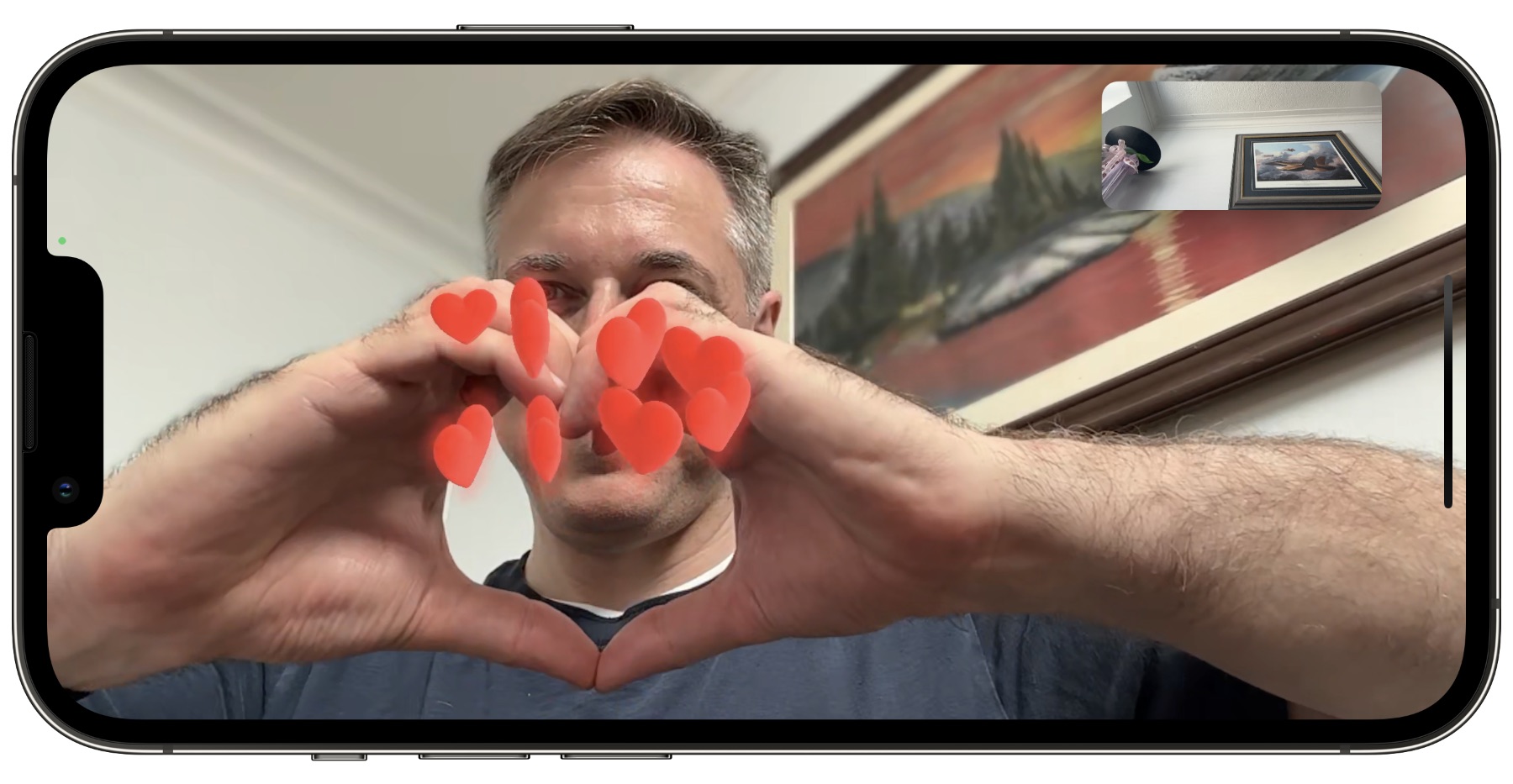 How to use iOS 18 FaceTime gestures (and what they look like)