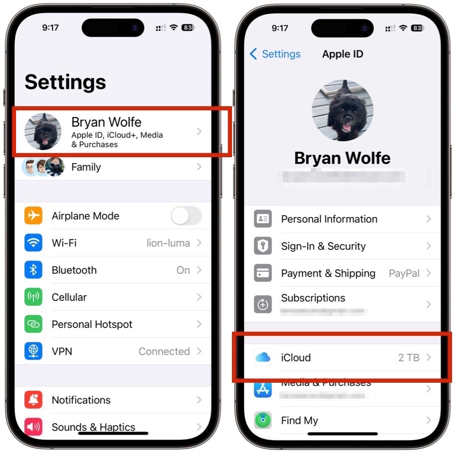 How to reset online icloud on apple watch