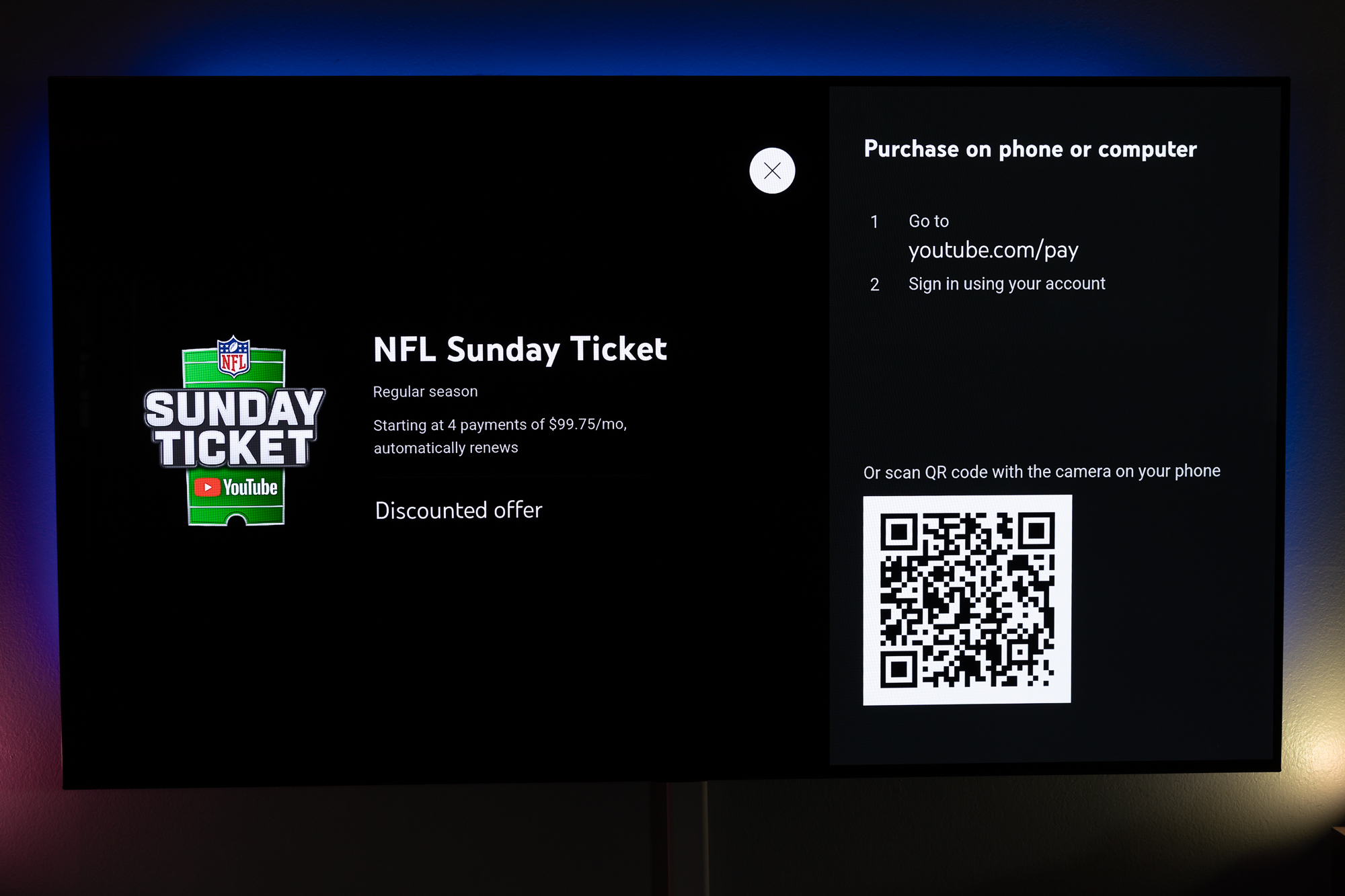 Amazon prime sunday online ticket