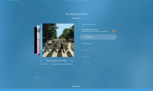 The Now Playing screen on the Pandora desktop app.