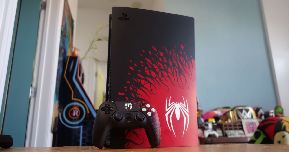 Sony PS5 Digital Console with Extra Red Dualsense Controller and Skins  Voucher