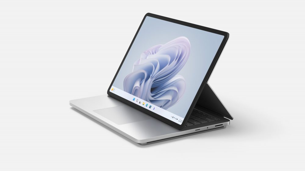 스테이지 모드의 Microsoft Surface Laptop Studio 2.