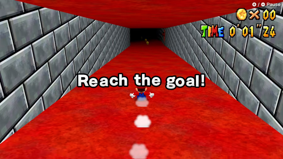 Un micro-jeu construit autour de Super Mario 64 apparaît dans WarioWare : Move It !