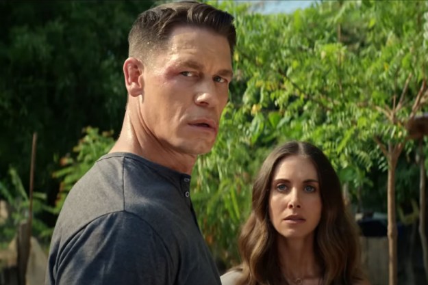 John Cena and Alison Brie in Freelance.