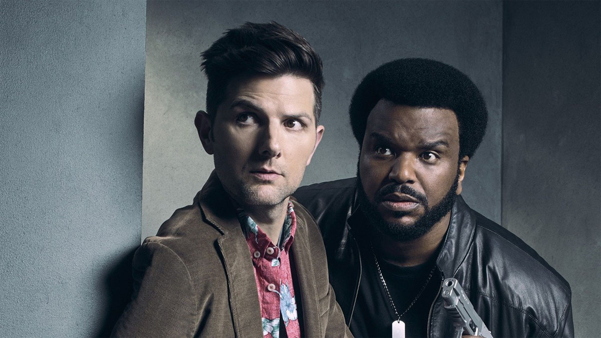 Adam Scott e Craig Robinson em Fantasma.