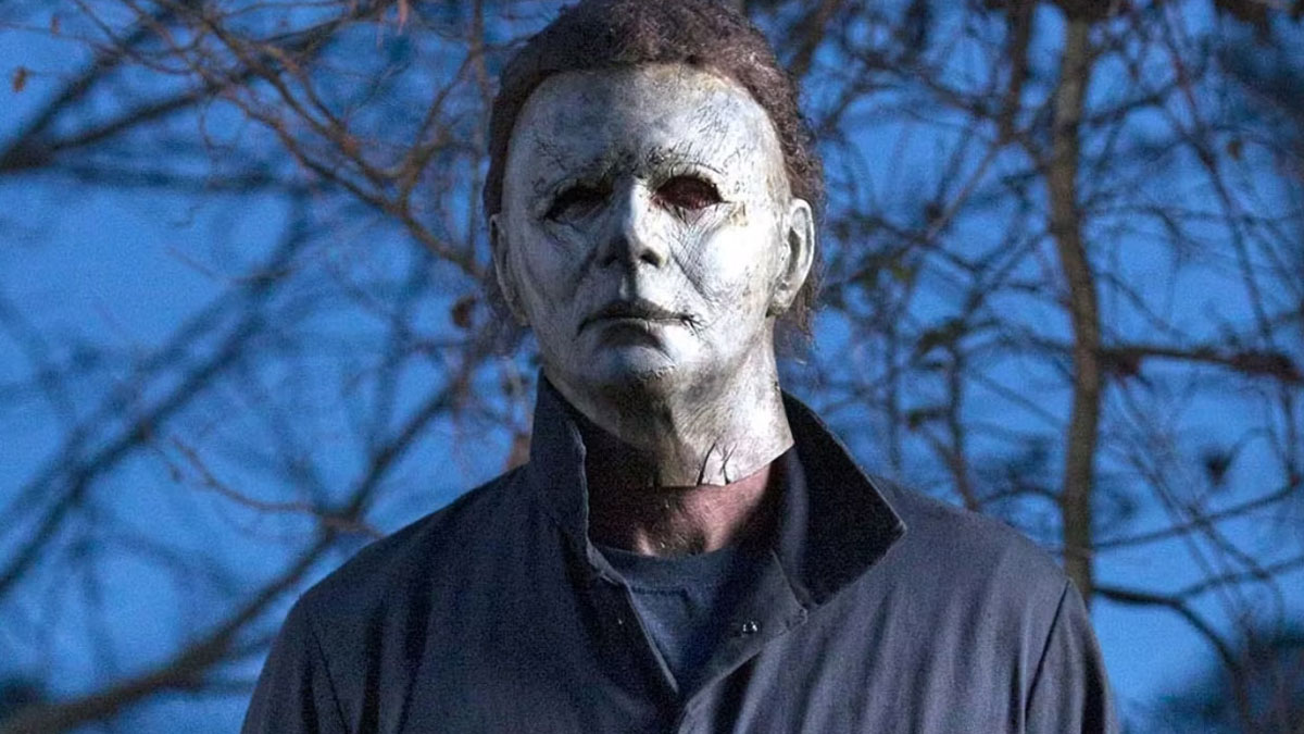 James Jude Courtney como Michael Myers em Halloween.