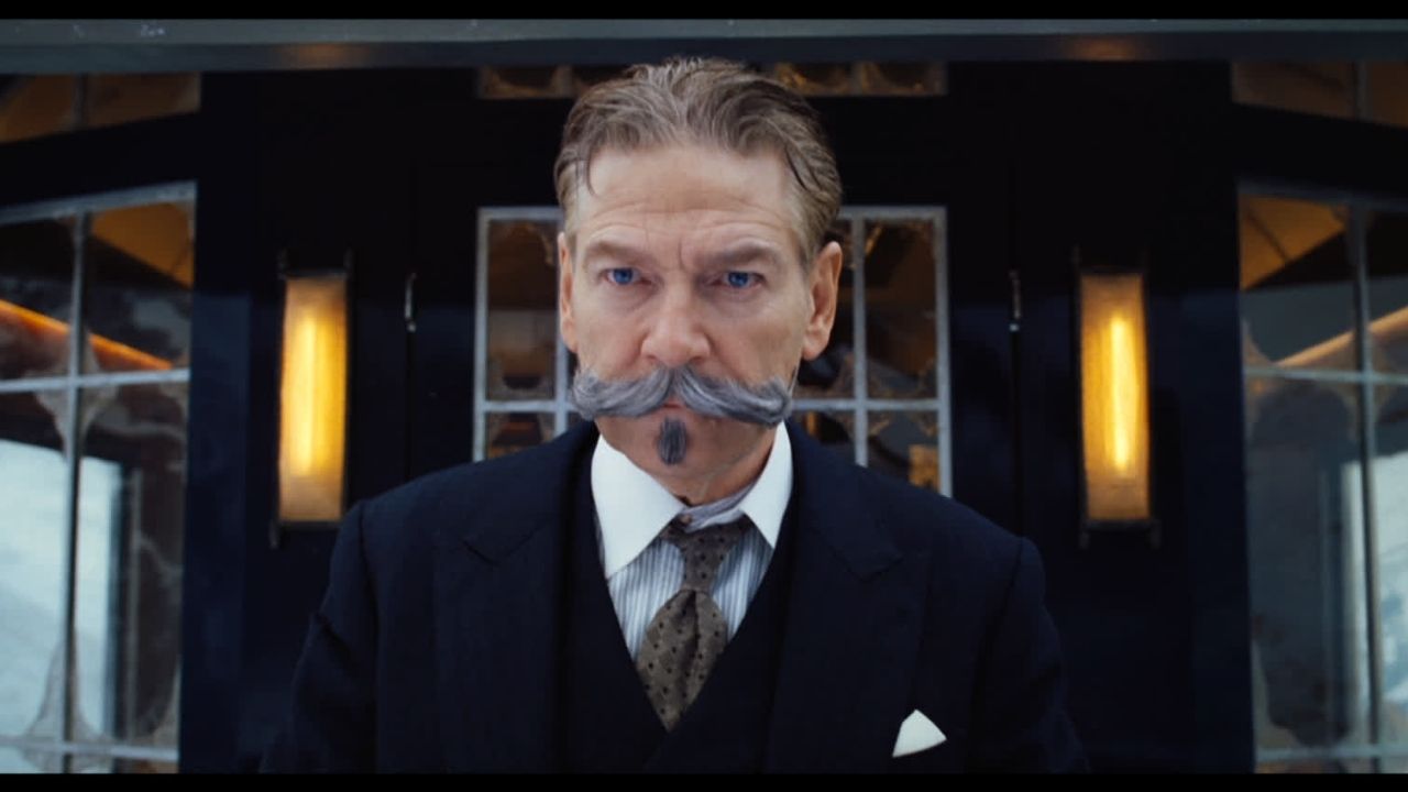 Kenneth Branagh als Hercule Poirot in „Mord im Orient Express“.