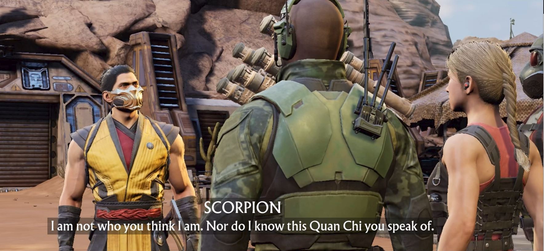 Mortal Kombat 1's Scorpion appears in Mortal Kombat Onslaught Chronicle
