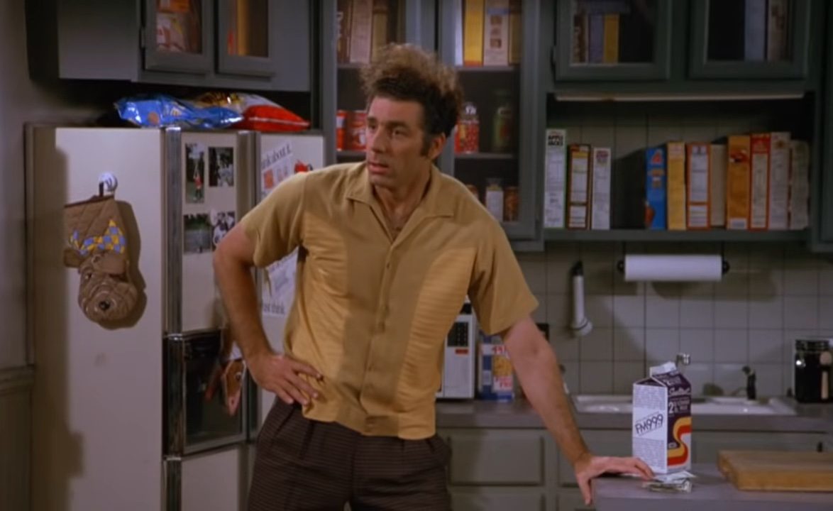 Kramer in "Seinfeld."