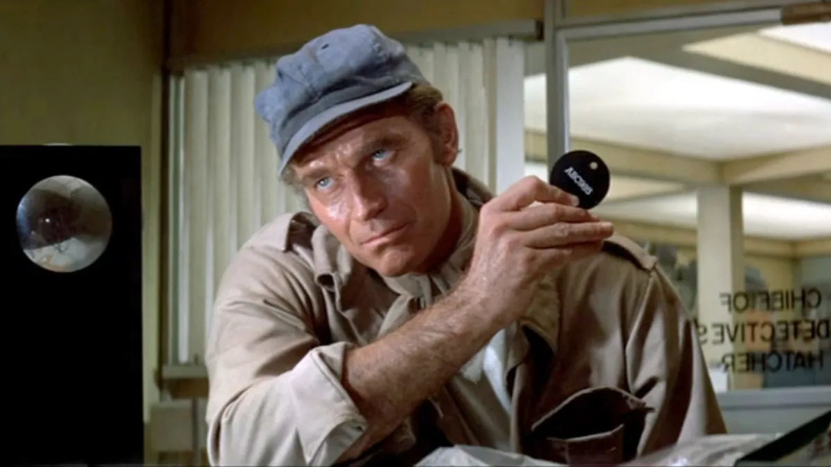 Charlton Heston dans Soylent Green.