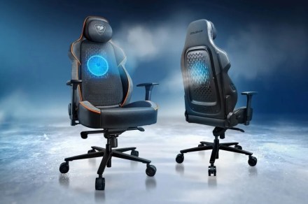 This gaming chair has a unique way to keep you cool while gaming