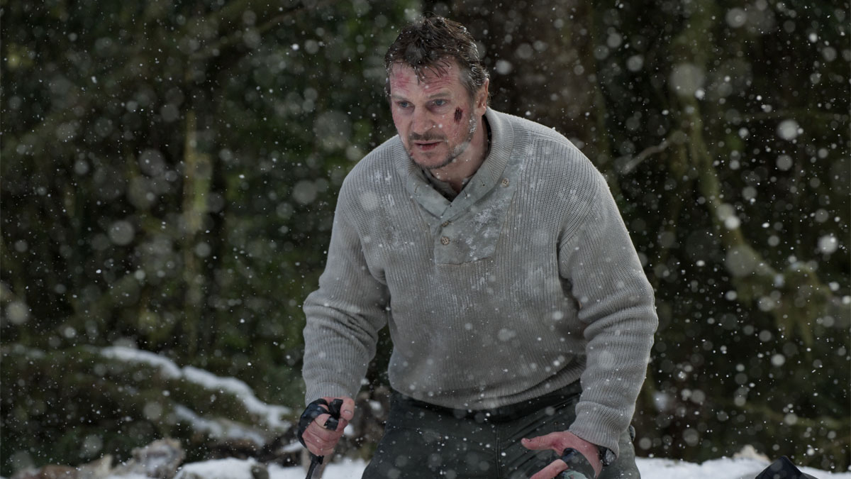 Liam Neeson em O Cinza.