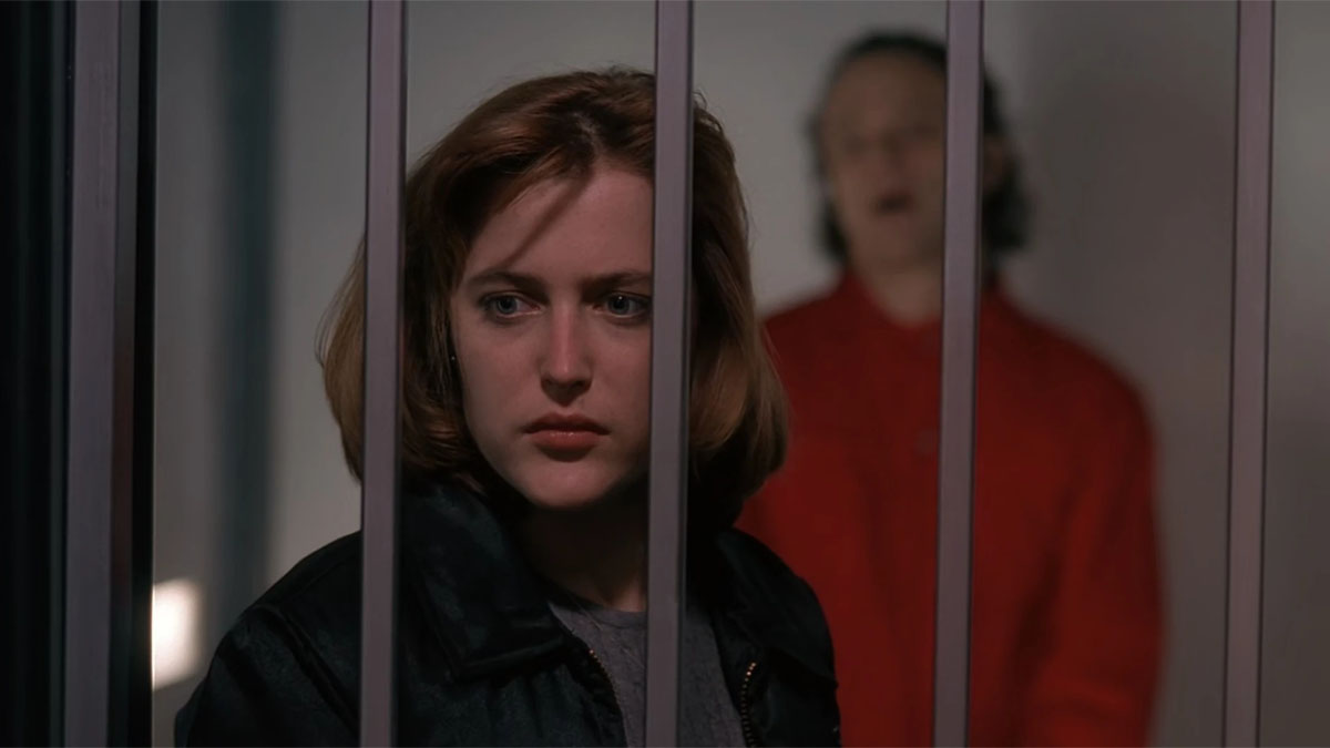 Gillian Anderson dans X-Files.