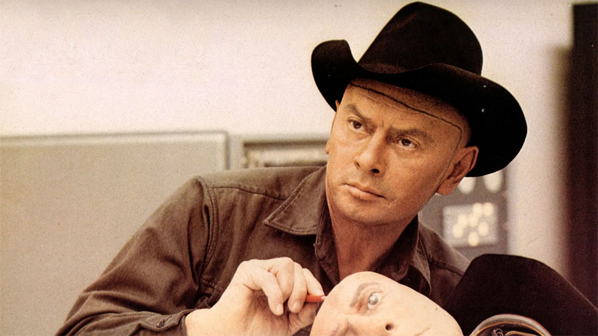 Yul Brynner in Westworld.