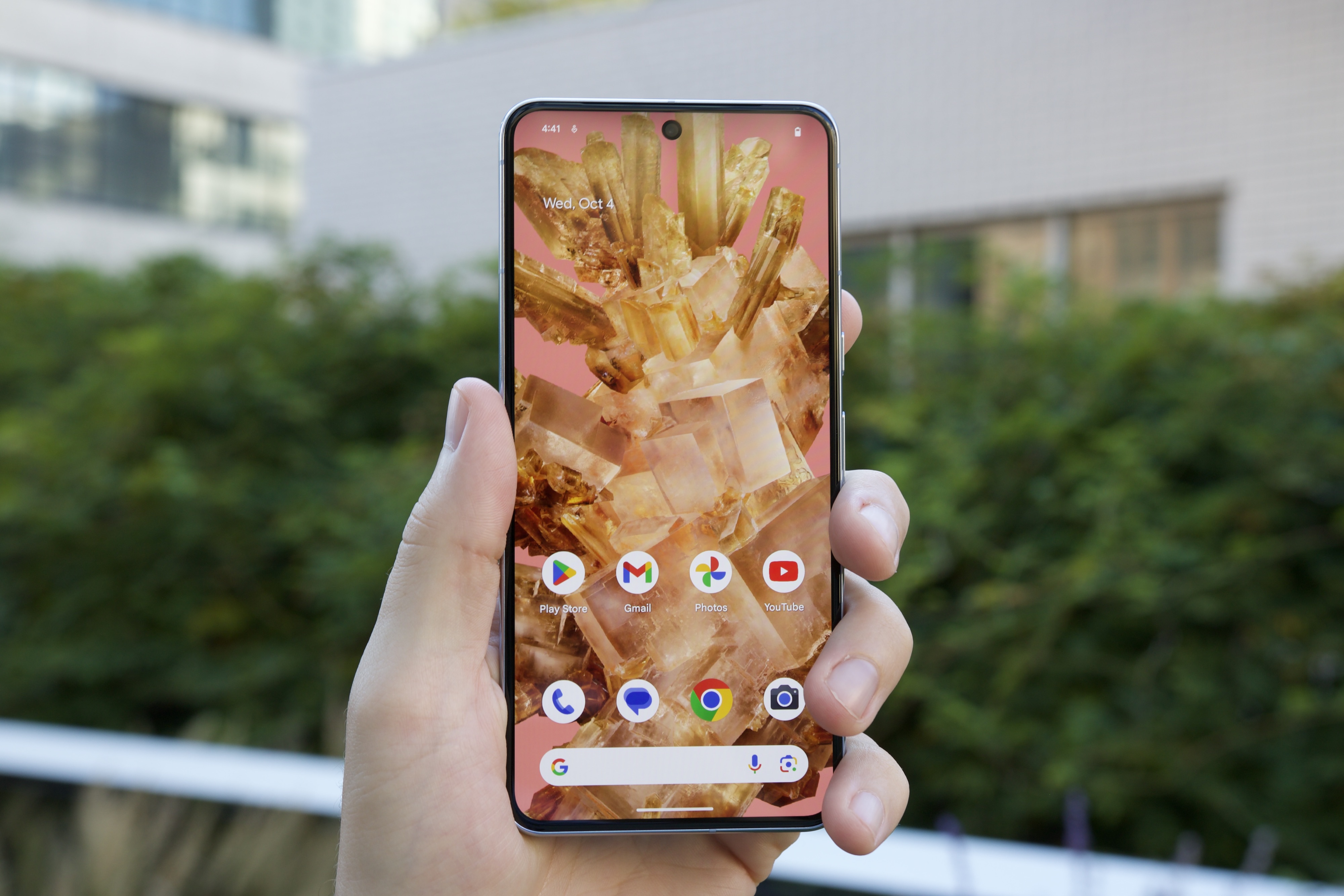 L'écran d'accueil du Google Pixel 8 Pro.