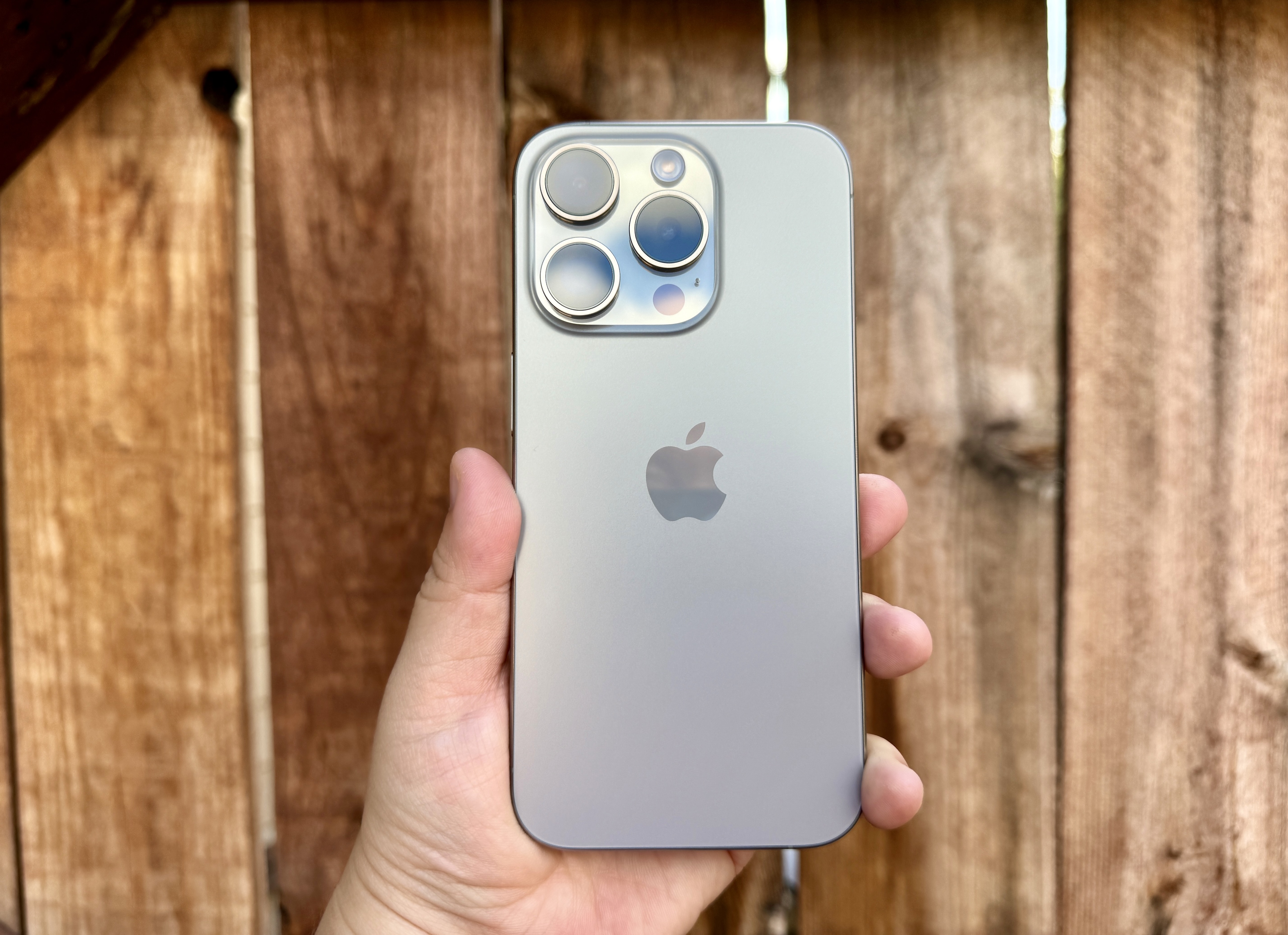 I get iPhone 15 Pro Max📱 Natural Titanium😍❤️, Video published by Leona