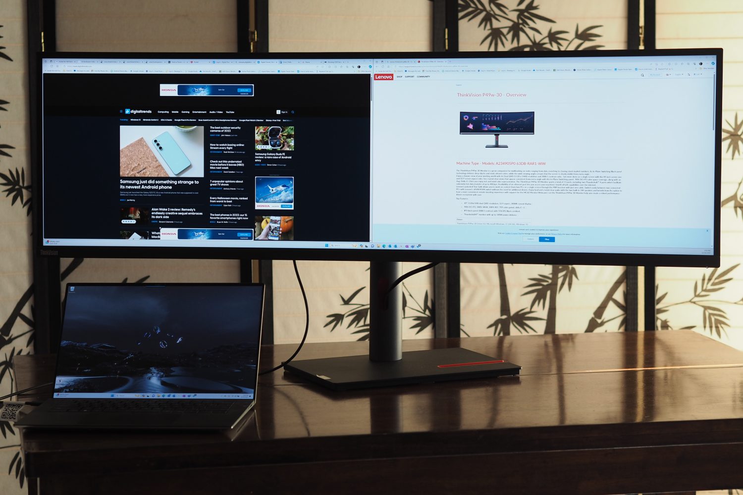 Lenovo ThinkVision P49w-30 review: really wide, really great