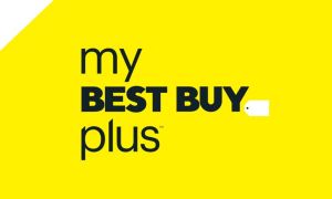 The words "My Best Buy Plus" on a yellow background.