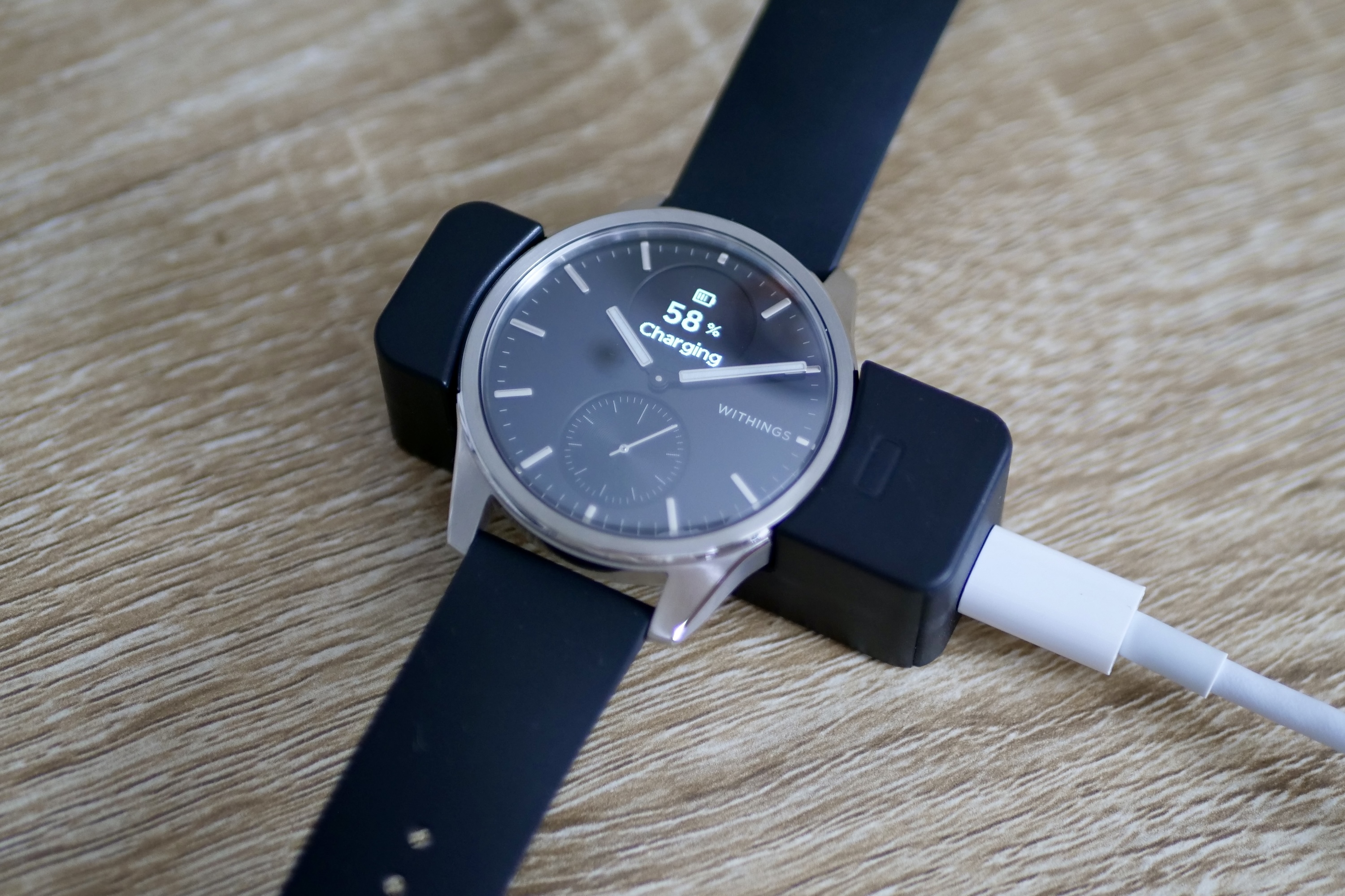 Withings scanwatch battery cheap life